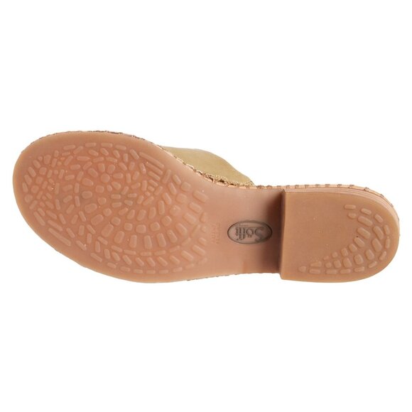 NEW Sofft Nalanie Slide Sandals - Leather For Women Green 253 - Picture 5 of 5